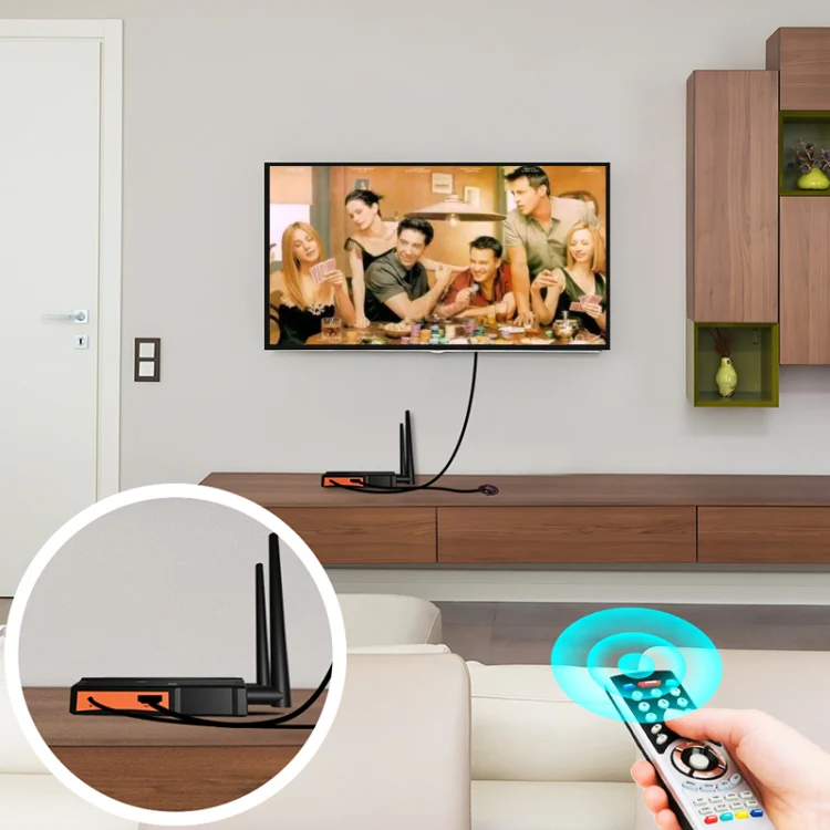 009 200m HD Video Transmitter Receiver WIFI 5.8 Wireless Display Dongle Adapter(AU Plug) - Image 8
