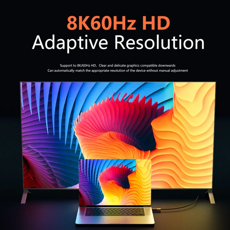 8K 60Hz HDMI Male to HDMI Female Magnetic Adapter (Gun Metal) - Image 7